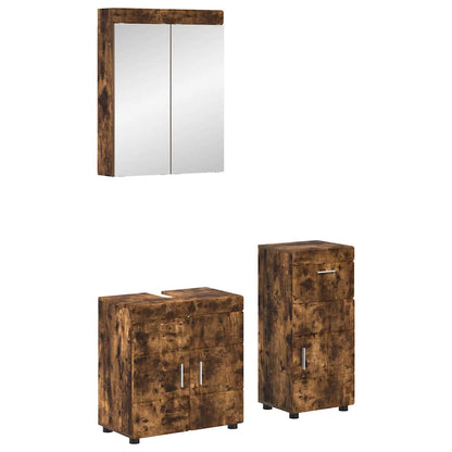 Set di mobili per il bagno TULUM Rovere fumÃ© Legno multistrato