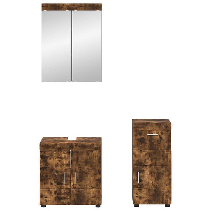 Set di mobili per il bagno TULUM Rovere fumÃ© Legno multistrato