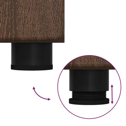 Set di mobili per il bagno con cassetto TULUM Rovere Marrone