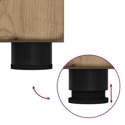 Set di mobili per il bagno con porta TULUM Rovere artigianale