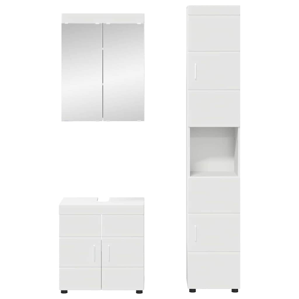 Set di mobili per il bagno TULUM Bianco Legno multistrato
