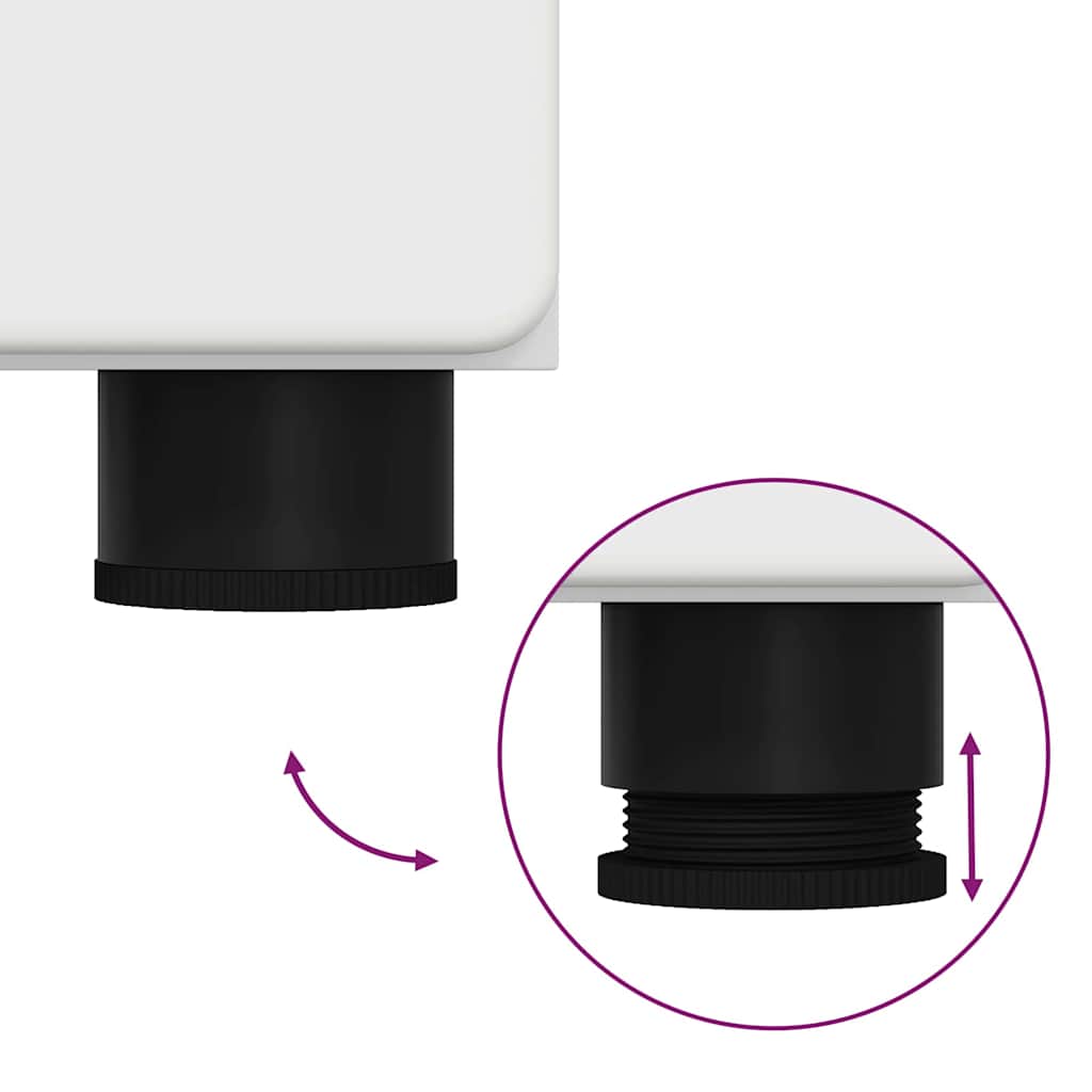 Set di mobili per il bagno TULUM Bianco Legno multistrato