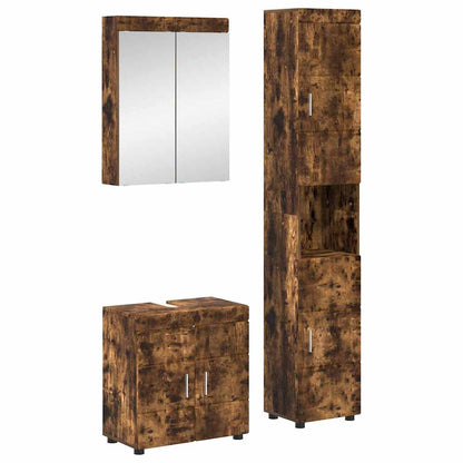 Set di mobili per il bagno TULUM Rovere fumÃ© Legno multistrato
