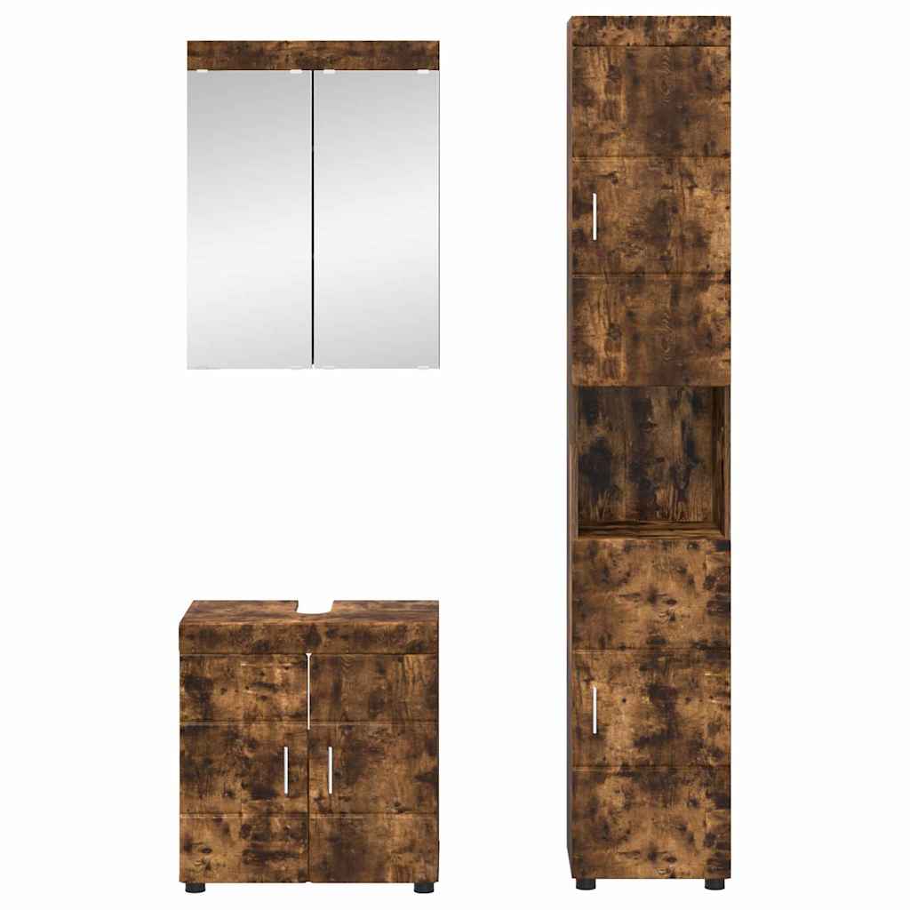 Set di mobili per il bagno TULUM Rovere fumÃ© Legno multistrato