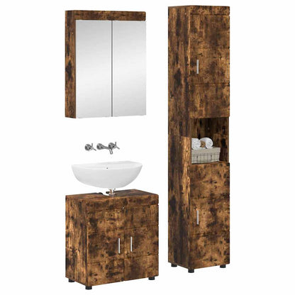 Set di mobili per il bagno TULUM Rovere fumÃ© Legno multistrato