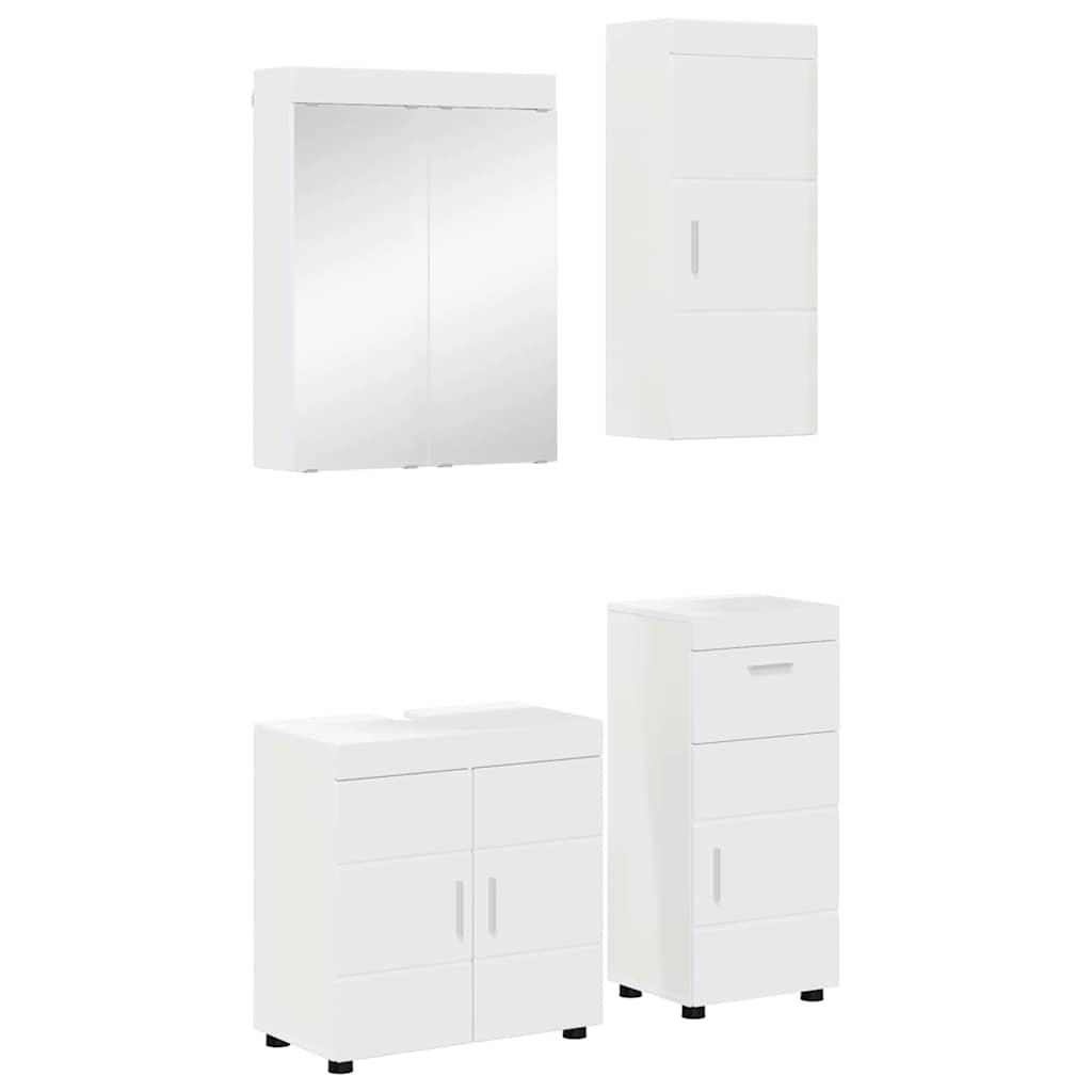 Set di mobili per il bagno TULUM Bianco Legno multistrato