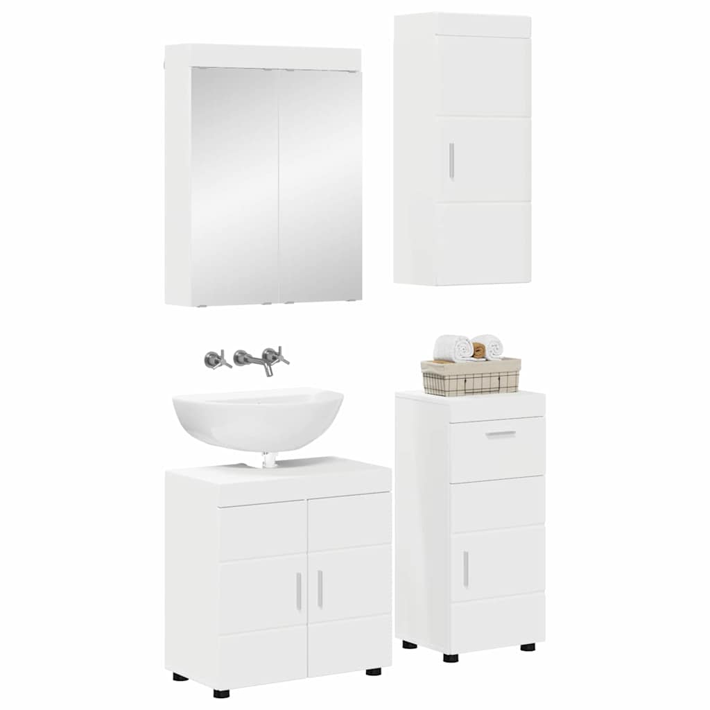 Set di mobili per il bagno TULUM Bianco Legno multistrato