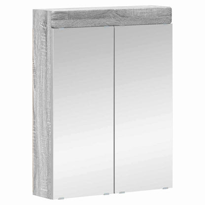 Set di mobili per il bagno con cassetto TULUM Grigio Sonoma