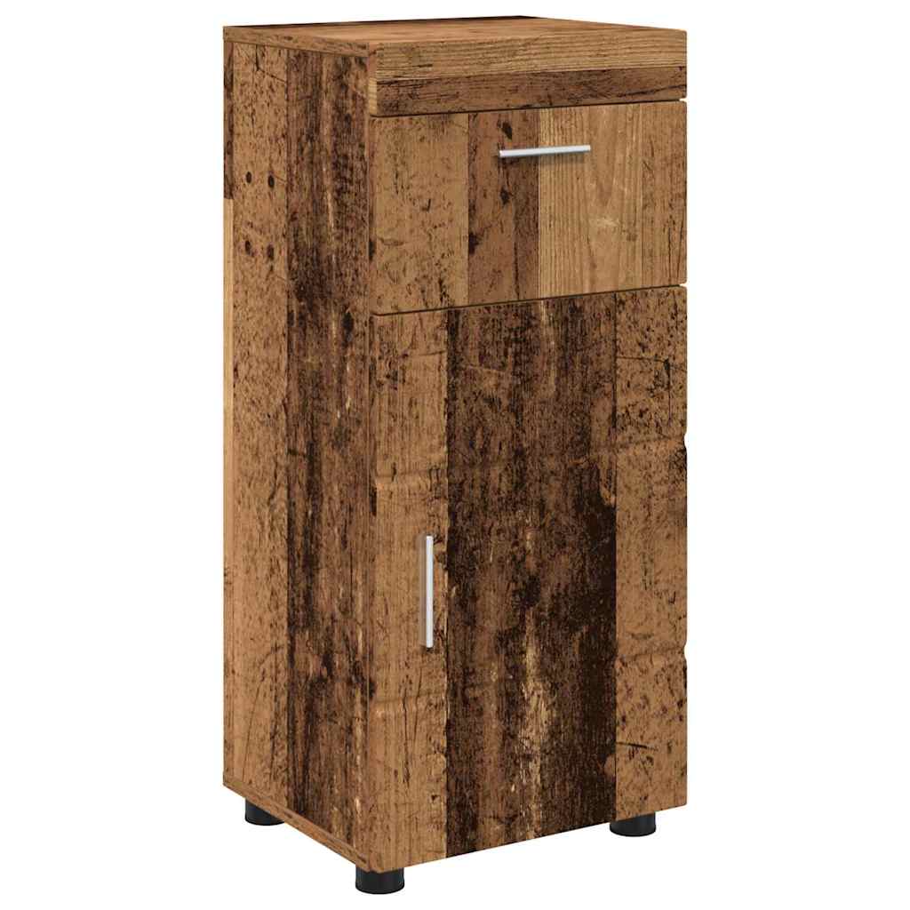 Set di mobili per il bagno con cassetto TULUM Legno vecchio