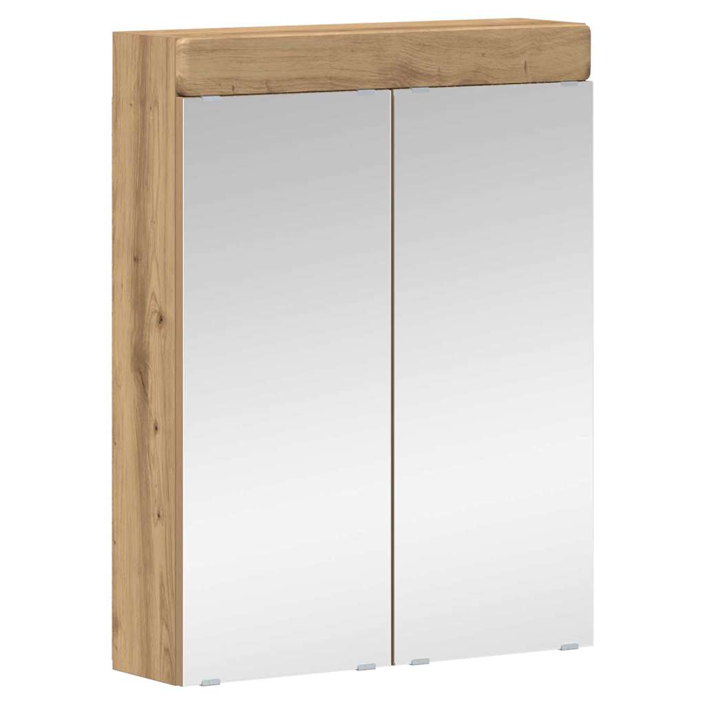 Set di mobili per il bagno con porta TULUM Rovere artigianale