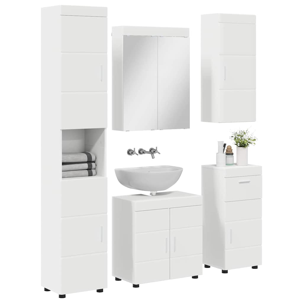 Set di mobili per il bagno TULUM Bianco Legno multistrato