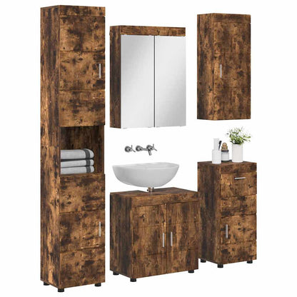 Set di mobili per il bagno TULUM Rovere fumÃ© Legno multistrato