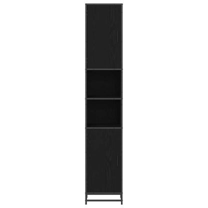 Set di mobili per il bagno Rovere Nero 35 x 37,5 x 188,5 cm