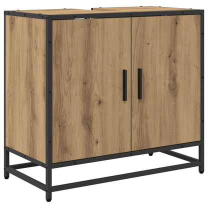 Set di mobili per il bagno con porta 2 pcs Rovere artigianale