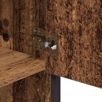 Set di mobili per il bagno con lo scaffale 3 pcs Legno vecchio