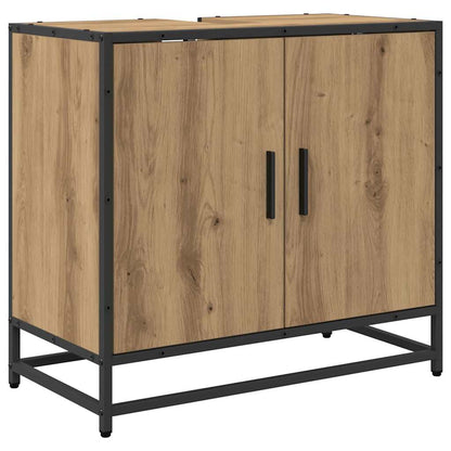 Set di mobili per il bagno con porta 3 pcs Rovere artigianale
