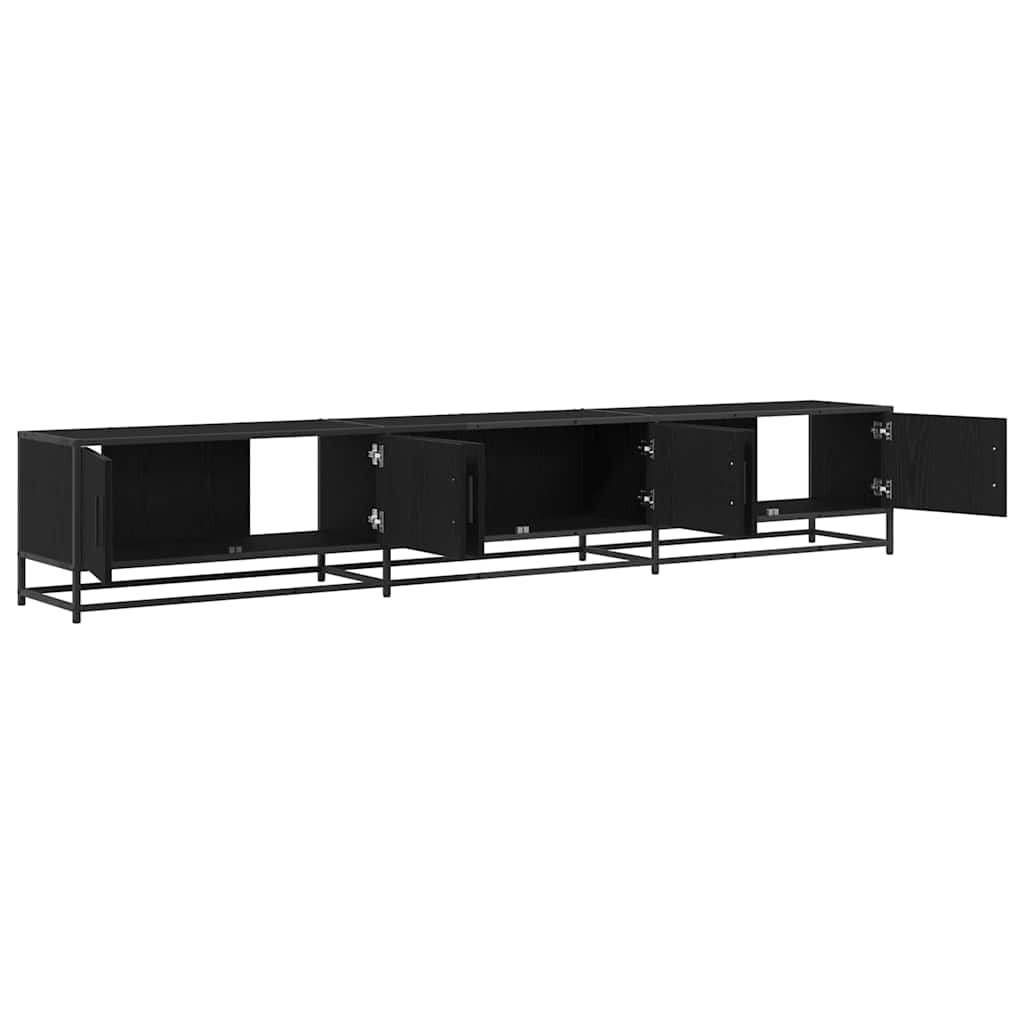 UnitÃ  TV 2 pcs Rovere Nero 240 x 35 x 41 cm Legno multistrato