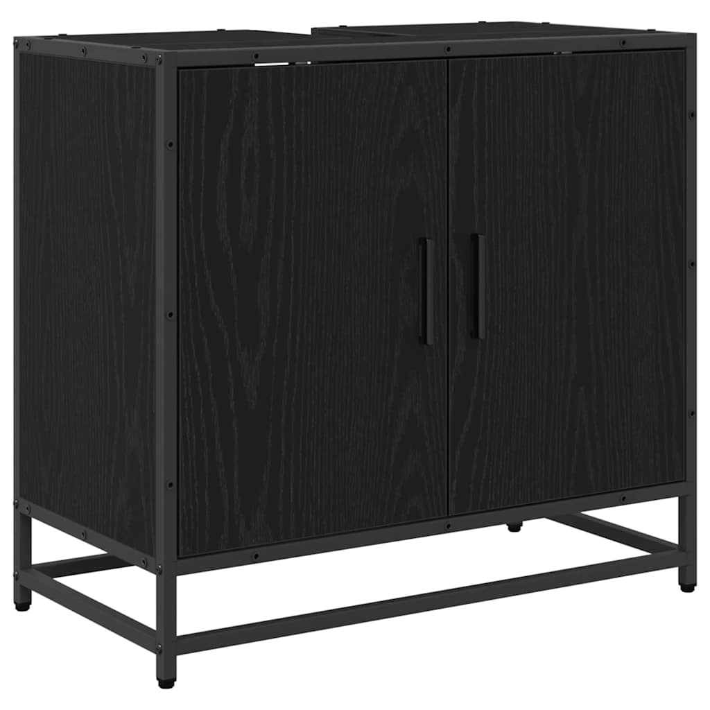 Set di mobili per il bagno con porta 3 pcs Rovere artigianale