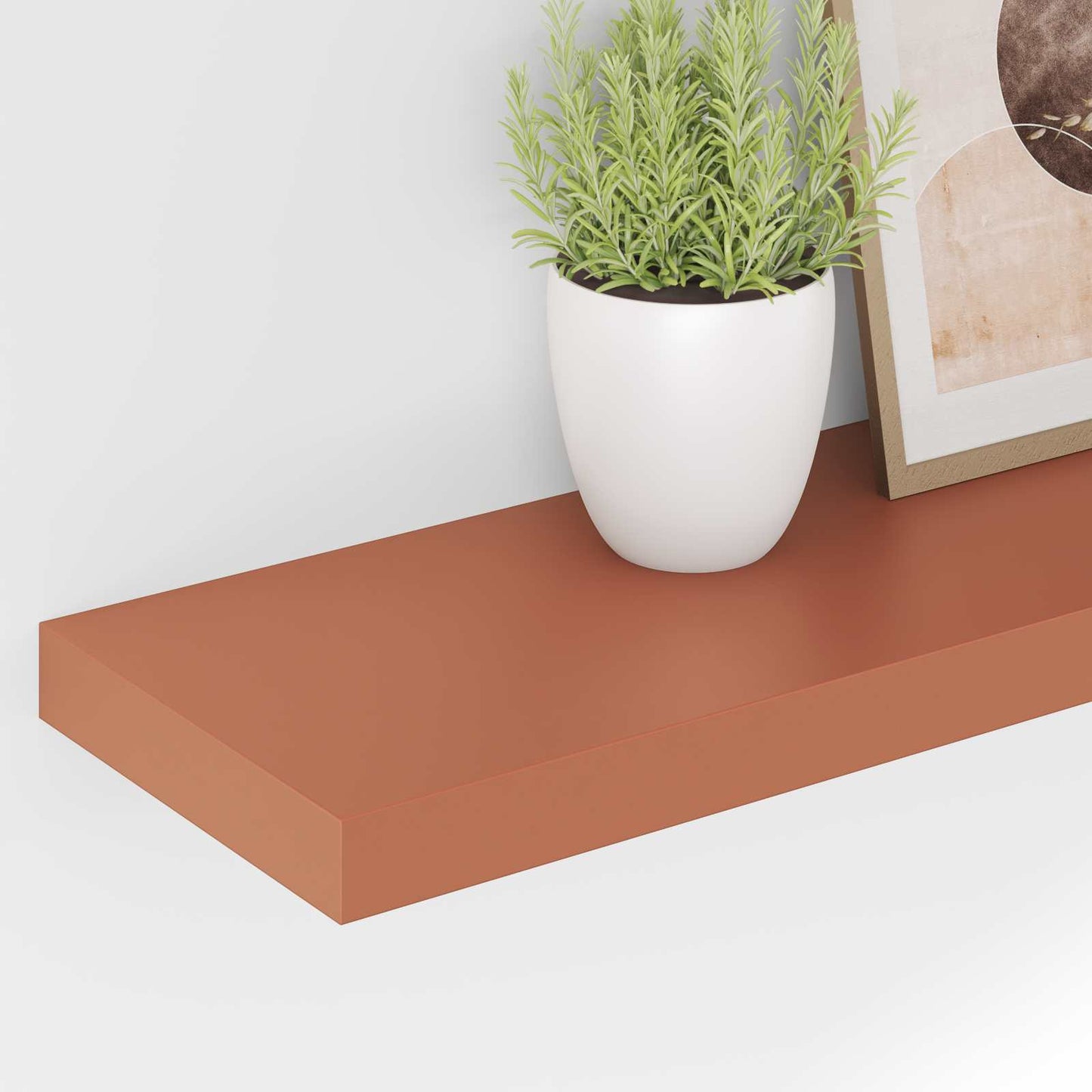 Scaffale da parete 4 pcs Rosso 80 x 23,5 x 4 cm