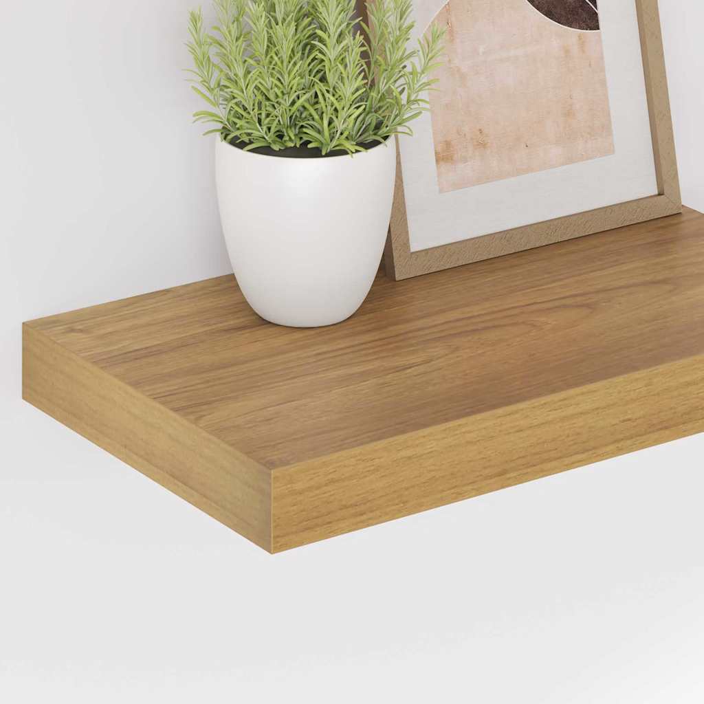 Scaffale da parete 2 pcs Marrone 40 x 23,5 x 4 cm