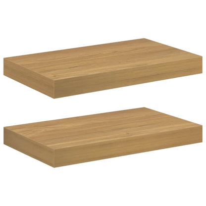 Scaffale da parete 2 pcs Marrone 40 x 23,5 x 4 cm