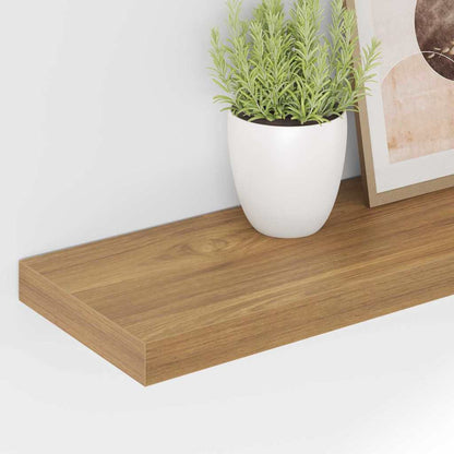 Scaffale da parete 2 pcs Marrone 80 x 23,5 x 4 cm