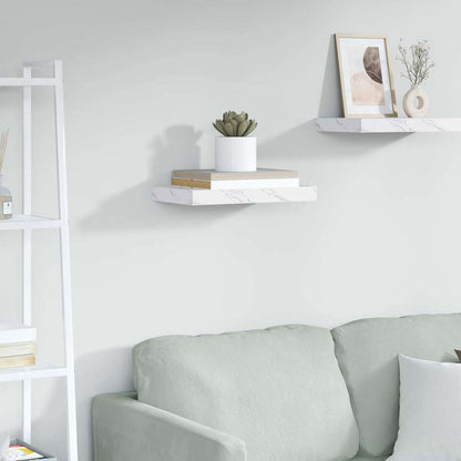 Scaffale da parete Marmo Bianco 40 x 23,5 x 4 cm