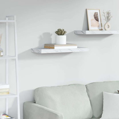 Scaffale da parete Marmo Bianco 50 x 23 x 4 cm