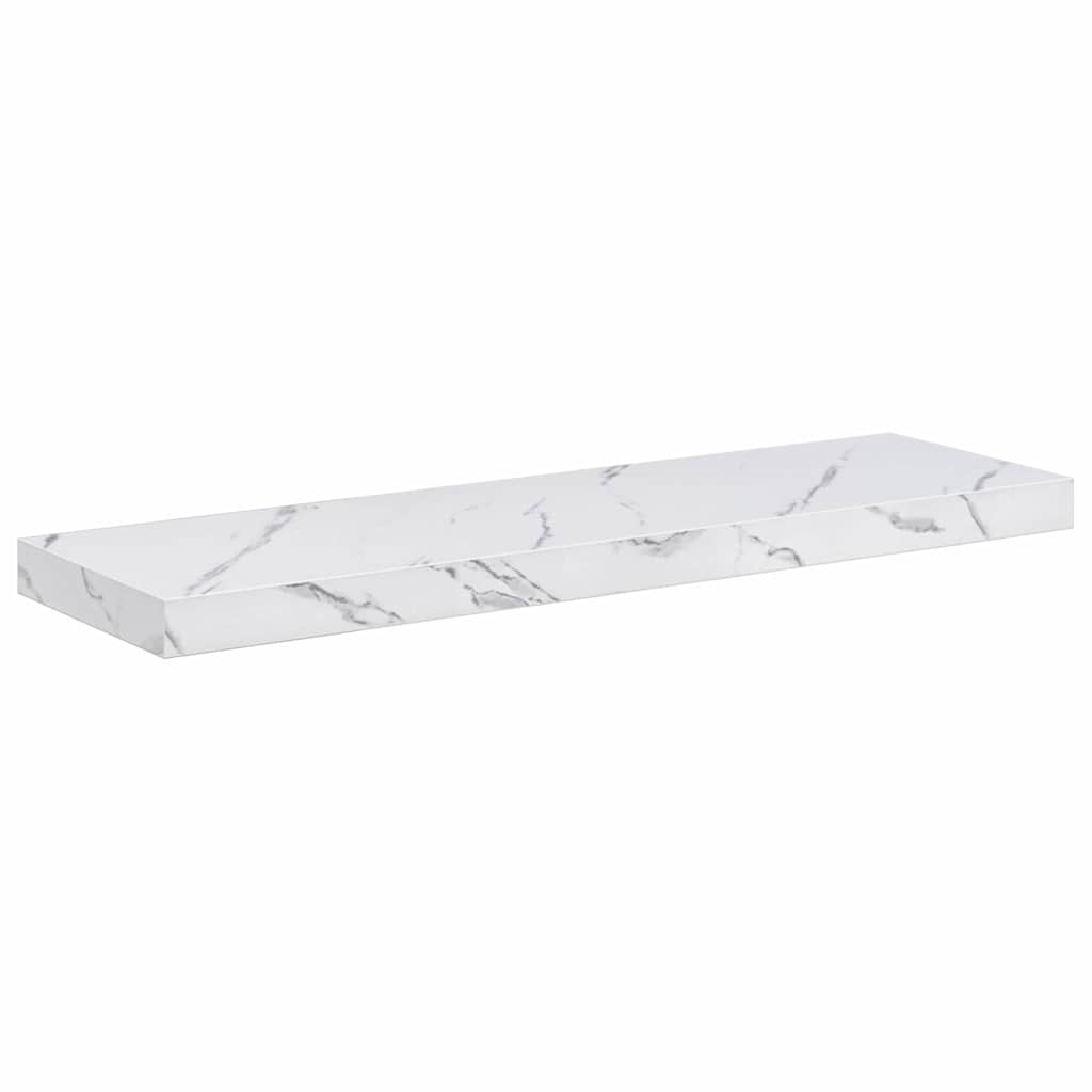 Scaffale da parete Marmo Bianco 90 x 23,5 x 4 cm