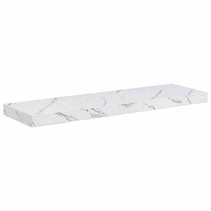 Scaffale da parete Marmo Bianco 90 x 23,5 x 4 cm