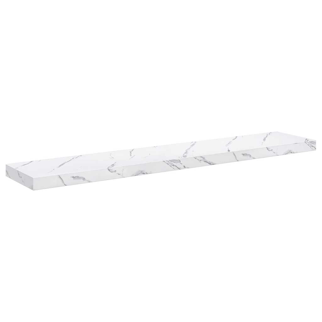 Scaffale da parete Marmo Bianco 120 x 23,5 x 4 cm