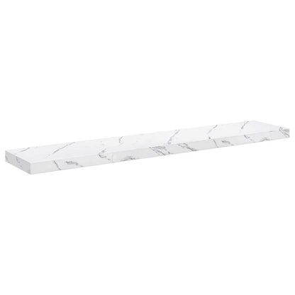 Scaffale da parete Marmo Bianco 120 x 23,5 x 4 cm