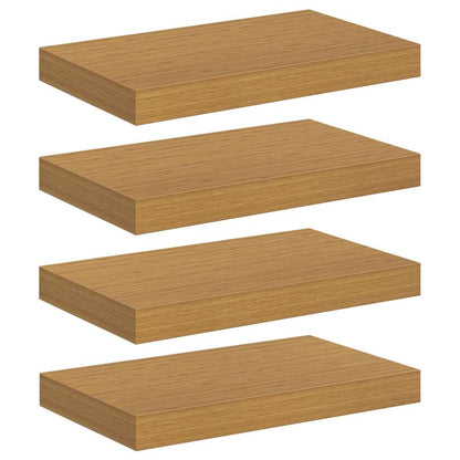 Scaffale da parete 4 pcs Beige 40 x 23,5 x 4 cm