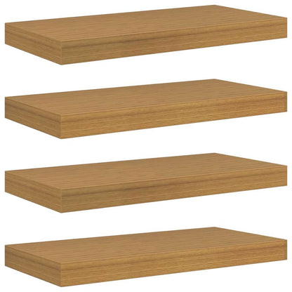 Scaffale da parete 4 pcs Beige 50 x 23,5 x 4 cm