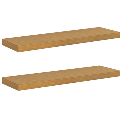 Scaffale da parete 2 pcs Beige 80 x 23,5 x 4 cm