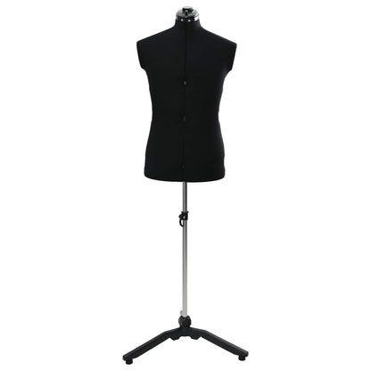Manichino regolabile maschile Nero 37.5-45.5 pollici Tessuto