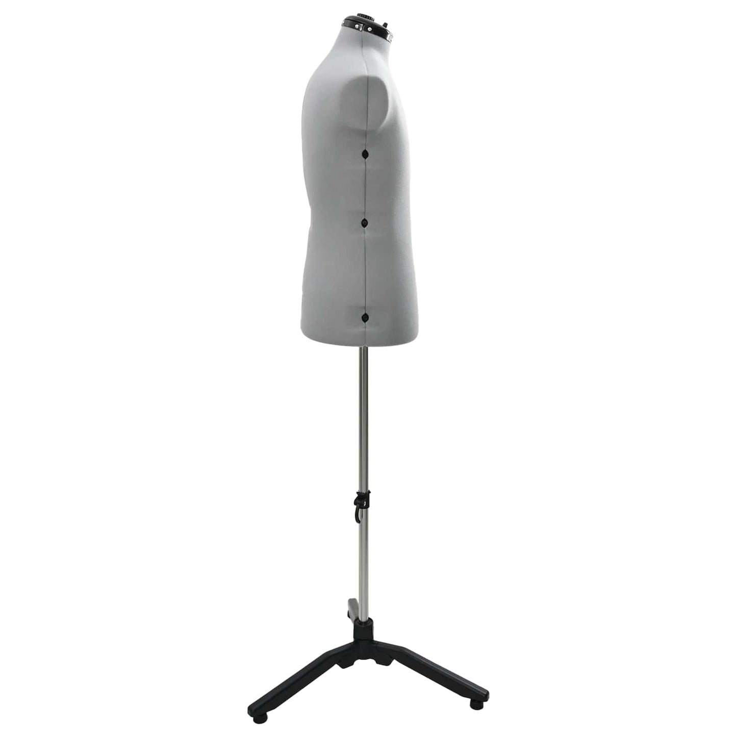Manichino regolabile maschile Grigio 37.5-45.5 pollici Tessuto