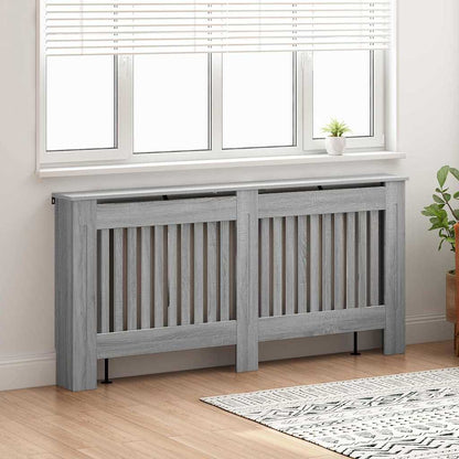Copertura per radiatori Grigio Sonoma 172 x 19 x 81,5 cm