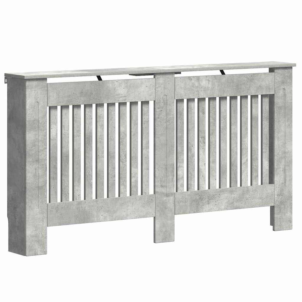 Copertura per radiatori Grigio cemento 152 x 19 x 81,5 cm