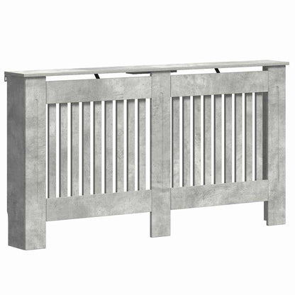 Copertura per radiatori Grigio cemento 152 x 19 x 81,5 cm