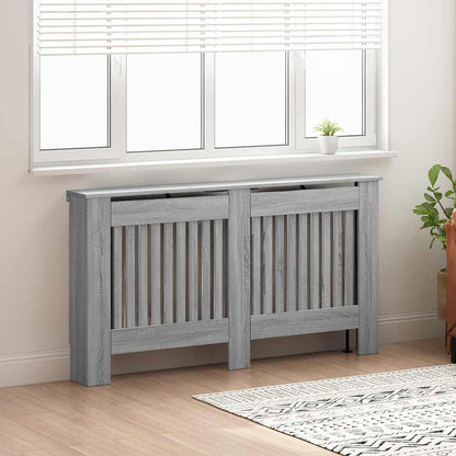 Copertura per radiatori Grigio Sonoma 152 x 19 x 81,5 cm