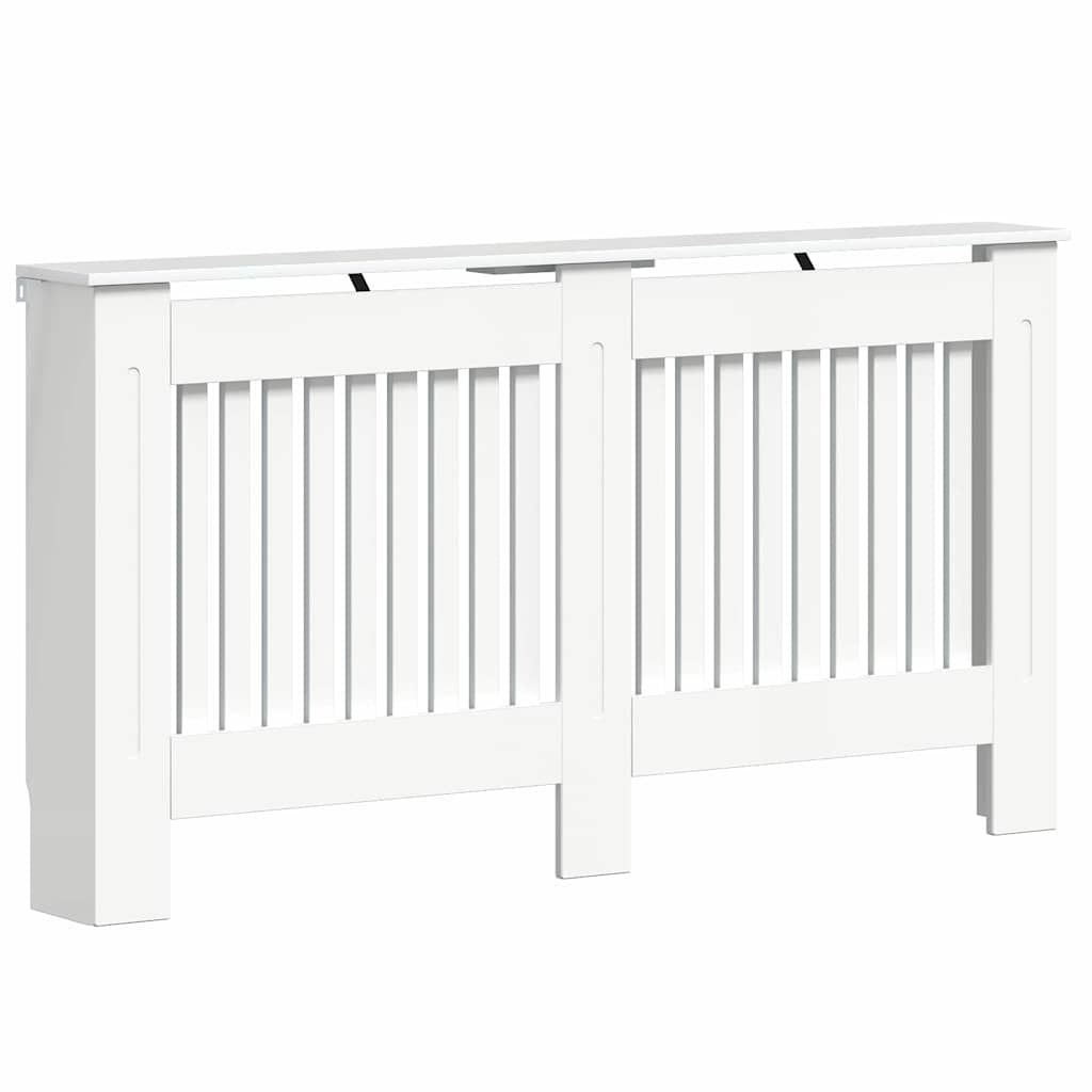 Copertura per radiatori Bianco Lucido 152 x 19 x 81,5 cm