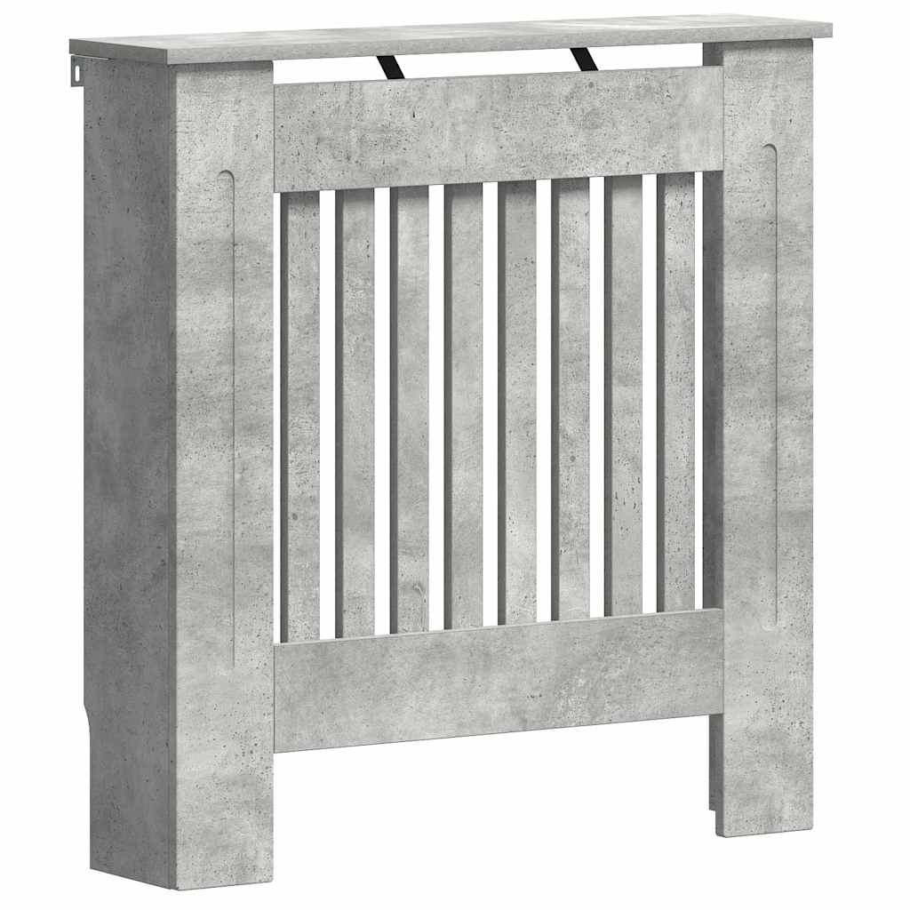 Copertura per radiatori Grigio cemento 78 x 19 x 81,5 cm