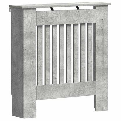Copertura per radiatori Grigio cemento 78 x 19 x 81,5 cm