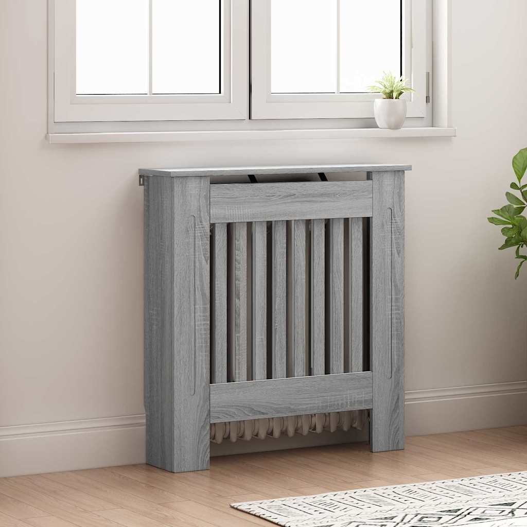 Copertura per radiatori Grigio Sonoma 78 x 19 x 81,5 cm