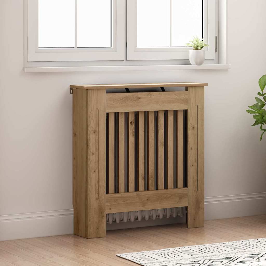 Copertura per radiatori Rovere artigianale 78 x 19 x 81,5 cm
