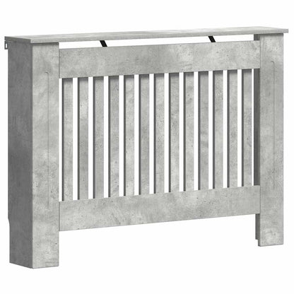 Copertura per radiatori Grigio cemento 112 x 19 x 81,5 cm