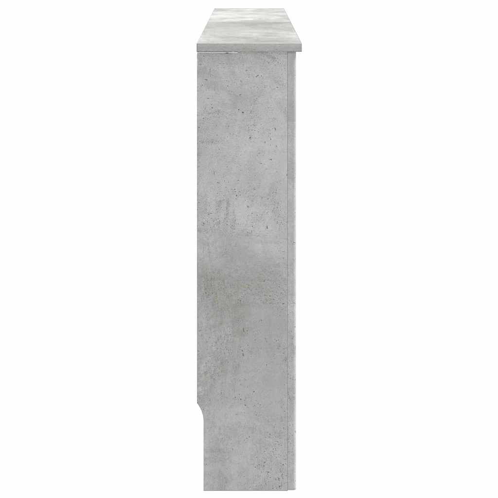 Copertura per radiatori Grigio cemento 112 x 19 x 81,5 cm