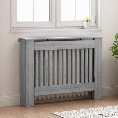 Copertura per radiatori Grigio Sonoma 112 x 19 x 81,5 cm