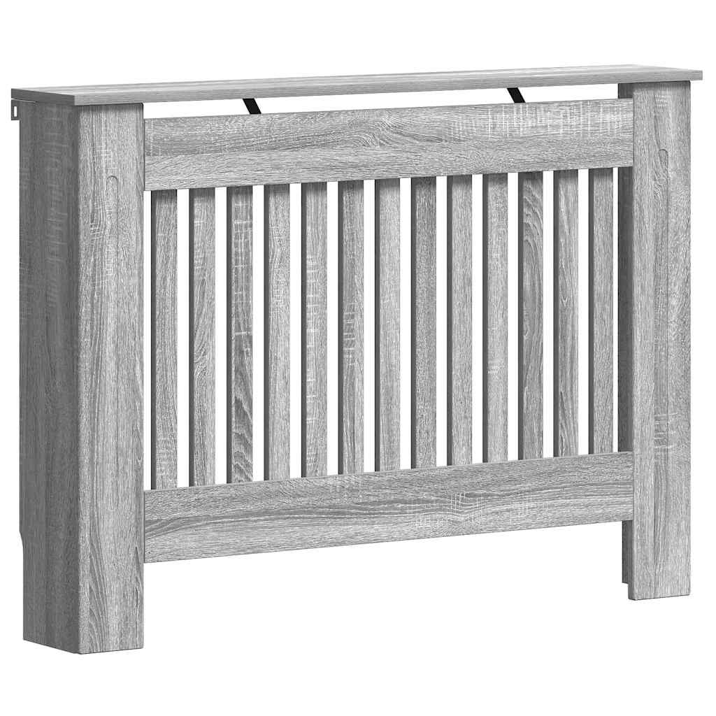 Copertura per radiatori Grigio Sonoma 112 x 19 x 81,5 cm